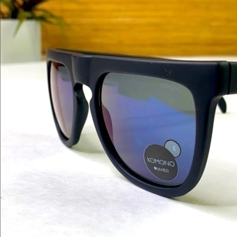 New Komono Men’s Bennet Midnight Blue Sunglasses